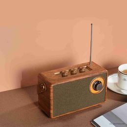 Mini Speakers Portable Outdoor Speaker Classic Retro Vintage Radio Small Music Player Rechargeable Wireless Speakers for Home Office Decor R230621