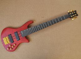 6 Strings Electric Bass Guitar with 24 Frets Rosewood Fretboard Neck through Body Can be Customised