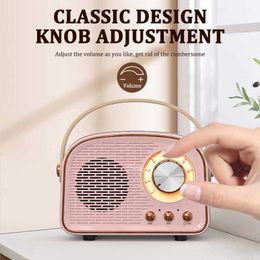 Mini Speakers Classic Retro Bluetooth Speaker Portable Mini Sound Box Outdoor Sound Stereo Subwoofer Support Card USB Music Player