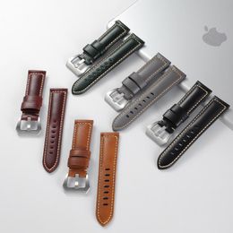 2023 Watch Strap Vintage Leather Replacement Bracelet Leather Western Watch Band Wristband for Watch With Buckle