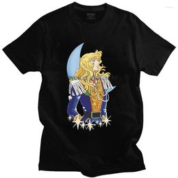 Men's T Shirts The Rose Of Versailles Shirt Men Cotton T-shirt Graphic Tee Tops Short Sleeve Lady Anime Manga Tshirt Fitted Apparel