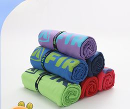 Microfiber Beach Towel Water-Absorbing Quick-Drying Swimming Towel Portable Double-Sided Velvet Yoga Sports Towel Can Be Printed