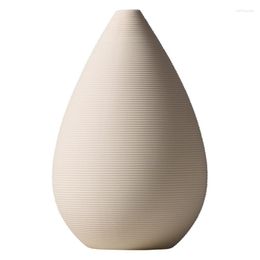 Vases White Ceramic Dry Flower Vase Decoration Creative Modern Simple Living Room Table Arranger Home Soft