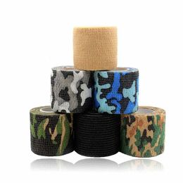 Tattoo Grips 6 Pieces 2 in Disposable Tattoo Grip Cover Tape Wrap Elastic Self-Adhesive Bandage Adhesive Wrap for Tattoo Machine Grip 230620