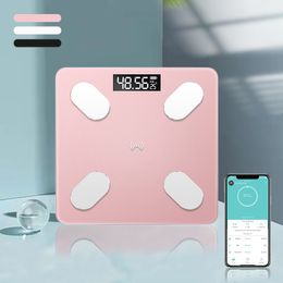 Body Weight Scales Electronic Bluetooth Digital Bathroom Smart BMI Balance Fat Composition Analyzer Sync Smartphone Data 230620