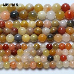 Acrylic Plastic Lucite Meihan natural Colourful jade 6mm 8mm 10mm smooth round stones beads for Jewellery making diy design gift 230621