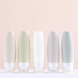 Storage Bottles Sdotter 1PCS Lot Silicone Travel Bottle Set Conical Cosmetic Refillable Lotion Shower Gel Shampoo Empty Container