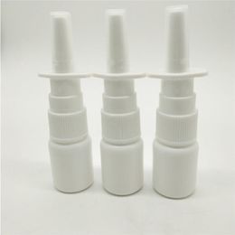 500pcs 5ML/017oz Portable White HDPE Nasal Spray Bottle Travel Packing Aromatherapy Nasal Spray Medical Bottle Bqsvd