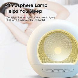 Mini Speakers Mini Bluetooth Speaker Wireless Music Colour LED Stereo Bass Music Speaker Home Desktop Small Night Light Card