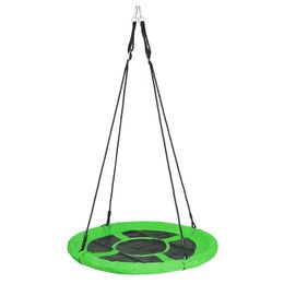 800lb 40" Round Saucer Tree Swing Seat Waterproof W/Hanging Rope for Kids Green