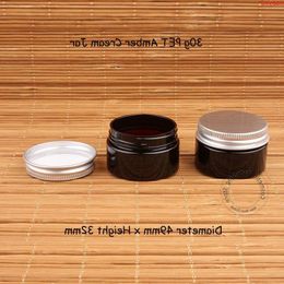 120pcs/Lot Wholesale Empty 30g Plastic Cream Jar Women Cosmetic Container Mini 1OZ Refillable Bottle Hand Packaginghigh quantlty Fmacv