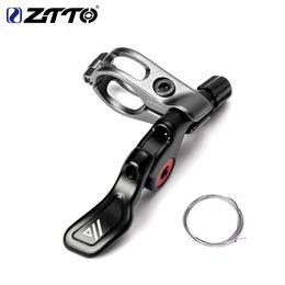 Bike Stems ZTTO Bicycle Seatpost Remote Wire Control MTB Mountain Road Dropper Seat Tube Switch Height Cable Adjustable Lever 230621