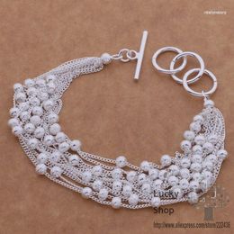 Link Bracelets AH053 925 Sterling Silver Bracelet Fashion Jewelry Yi Is Unripe Brightness /avvajnca Ennaneua