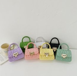 Summer mini lipstick handbag casual baby jelly bag small chain crossbody messenge bags kids purse