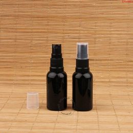 10pcs/Lot 30ml Black Glass Essential Oil Bottle1OZ Perfume Spray Pot 30g Refillable Sub-bottling Mini Makeup Tool Plastic Caphigh quant Lulm