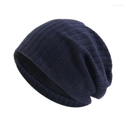 Berets Unisex Cotton Slouch Beanie Hat Women Men Casual Ourdoor Headwrap Plain Hair Loss Stretch Turban Baggy Chemo Cap Accessories