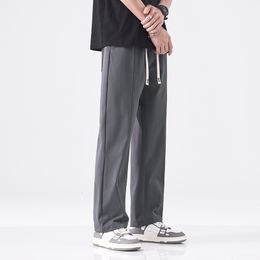 Mens Pants Sweatpants Straight Large Size Male Loose Black Casual Streetwear Sport Trousers Joggers Oversize Sports 230620