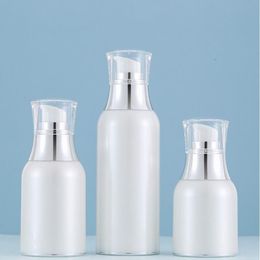 30ml 50ml Empty Airless Pump Plastic Bottles Emulsion Bottle Lotion On Travelling Cosmetic Packaging 100pcs/lot Fafsq Lkwkq