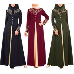 Ethnic Clothing Eid Elegant Women Muslim Dress Abaya Kaftans Casual Spring Summer Morocco Dresses Dubai Turkey Islam Long Robe Vestidos