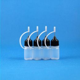 perfume bottle 100 Sets 3ml Plastic Dropper Bottles Metal NEEDLE Caps Silicone Rubber Safe Tips PE Squeezable Aafph