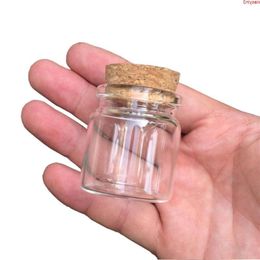 37x40x27mm 20ml Cute Glass Vials Bottles with Corks Small Jars Gift 50pcs Factory Wholesale Free shippinghigh qualtity Lqrxr