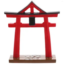 Garden Decorations Torii Gate Accessories House Resin Sculptures Home Decorationationss Foggers Tankationsss Decor Miniature Ornament The