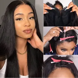 Brizilian Glueless Hair Wigs For Black Women 30 40 Inch 13x4 Bone Straight Hd Transparen Lace Human Hair Wig Pre Plucked