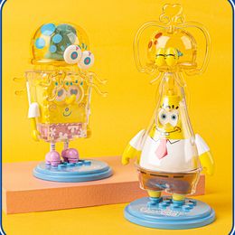 Sponge Baby Jumping Jellyfish Theme Series Blind Box Doll Handmade 10cm Twisted Egg Toy