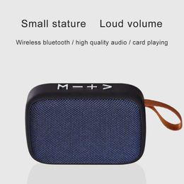 Mini Speakers Fabric 5.0 Bluetooth Speaker Mini Hands-Free Sound Quality Wireless Speaker Without Delay Music Audio Sport Sound USB