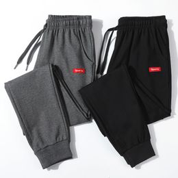 Mens Pants Cotton Sweatpants streetwear Fashion Pencil linen Men Full Length Drawstring Trousers For Casual 230620