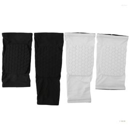 Knee Pads M5TC Honeycomb Pad Anti-Slip Basketball Leg Long Sleeve Crashproof Protector