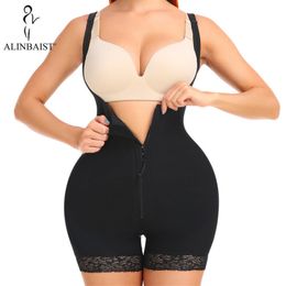 Waist Tummy Shaper Women's Shapewear Bodysuit Slimming Butt Lifter Full Body Shaper Bbl Tummy Control Open Crotch Ziper Design Fajas Reductoras 230621