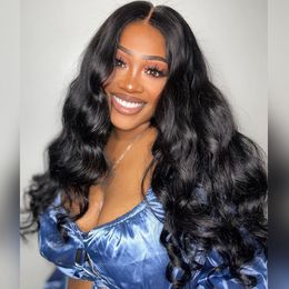 Glueless 4x4 5x5 Brazilian Body Wave Lace Front Wigs Pre Cut HD Transparent Human Hair Lace Frontal Closure Wigs