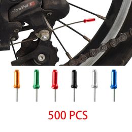 Water Bottles Cages 500pcs 2mm Bicycle Brake Wire Tail Cap For Aluminium Alloy for MTB Inner Cable Tips Crimps Derailleur Shift Jagwire End Caps 230621