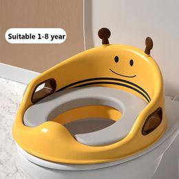 Seat Covers Cartoon Potty Training Seat for Kids Boys Girls Toddlers Toilet Seat for Baby with Cushion Handle and Backrest Toilet Trainer 230620