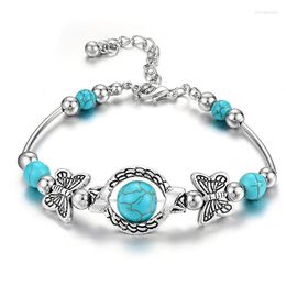 Link Bracelets Pine-stone Bead Alloy With A Variety Of Animal Shaped Pendants Women Versatile Accessories As Party Gifts