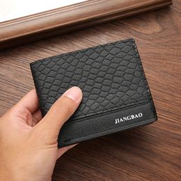 Foldable Wallet Men Slim Short Vintage Bags Money Coin Credit Holders Inserts Male Simple Purses Thin Business Cards Holders