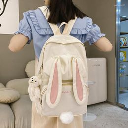 School Bags Japanese Style Female Backpacks Large Capacity Girl Student Schoolbags Waterproof Nylon Cartoon Casual Laptop