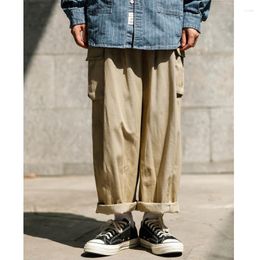 Men's Pants Japan Fashion Men Cityboy Wide Leg Loose Casual Cargo Male Streetwear Hip Hop Vintage Harem Trousers