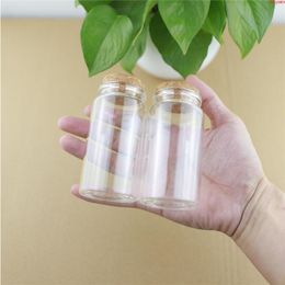 12pcs/lot 47*90mm 100ml Cork Stopper Glass Bottles Spicy Storage Jar Bottle Containers spice candy Jars Vials DIY Crafthigh qualtity Beirn