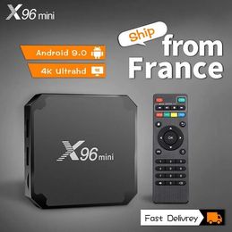 boitier android tv box X96 MINI Amlogic S905W TV BOX 1years qhds Cod Media player for smart tv android box
