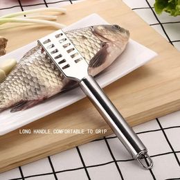 Stainless Steel Fish Scale Scraper, Fish Scale Remover, Easy To Wash Scraper, Fish Skin Scraper, Kitchen Tools