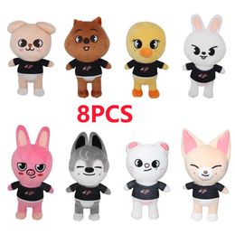 Stuffed Plush Animals 20CM Skzoo Plush Toys Stray Kids Cartoon Stuffed Animal Plushies Doll Kids Fans Toy Gift Stuffed Doll Cute Toy Peluches Pulpos 230620