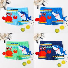 Shorts Children Swimwear Boys Swim Trunks Quick-dry Cute Cartoon Print Kids Beach Short Dinosaur Swimsuit for Boy 230620