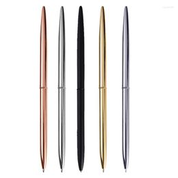 El Desk Pen Selling Products Minimum Order Give Away Chrome Plated Long Metal Silver Gold Rose Slim