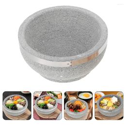 Bowls Stone Bowl Korean Cookware Dolsot Cooking Stew Pot Bibimbap Kitchen Utensils Kitchenware Bowal Stoare