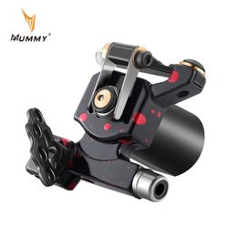 Tattoo Machine Mummy Rotary Tattoo Machine High Speed Motor Engine Tattoo Gun RCA Connector Aluminium Alloy Frame Material 230621