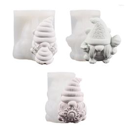 Baking Moulds Bee-Dwarf-Silicone Mould Cute Gnome-Soaps Moulds Gnome-Candle Soap Mould For Resin G2AB