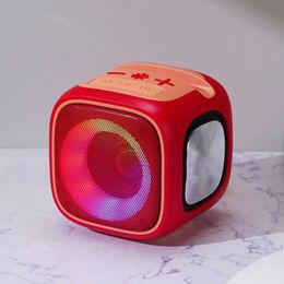 Mini Speakers Wireless Speaker Bluetooth-Compatible5.3 7W Mini Wireless Speaker 1200mAh Symphony LED Lights for Outdoor Home Party