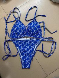 Summer Beach Sunshine Women's Swimwear swimsuit designer high-end luxury Bikini letter Diamond Stitching sexy one-piece swimsuit two-piece bikinis #798